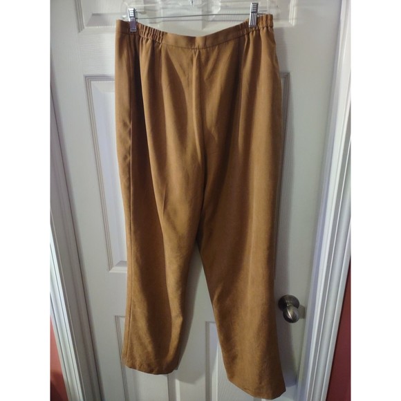 Unbranded Business Casual Dress Pants Size 14 Brown - Picture 3 of 10
